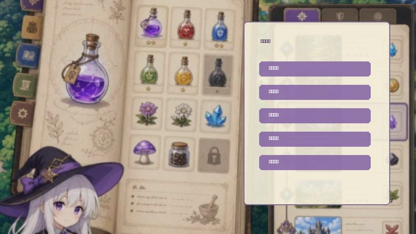 魔女秘药 角色养成 资料图 1
