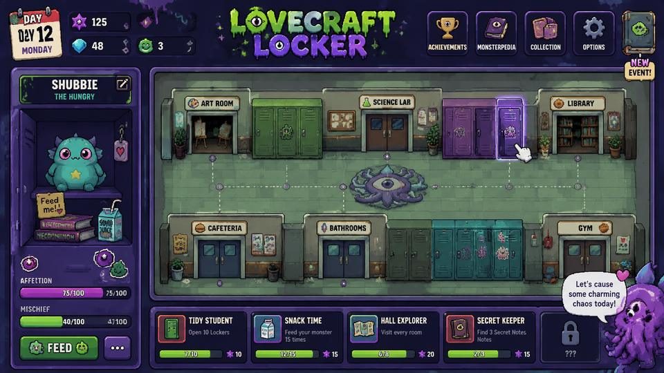 Lovecraft Locker 角色路线 画面 2