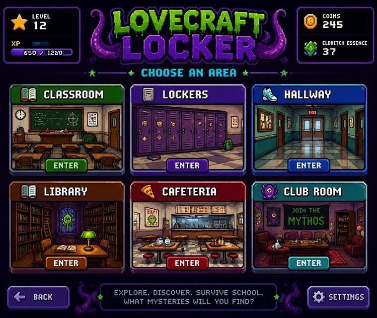Lovecraft Locker 操作界面 场景图 7