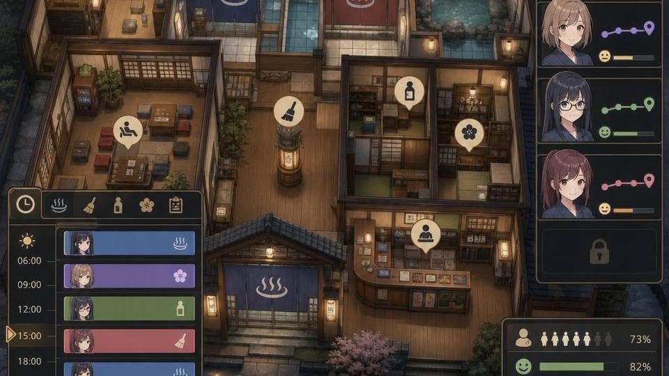 背德浴场 角色养成 玩法截图 4