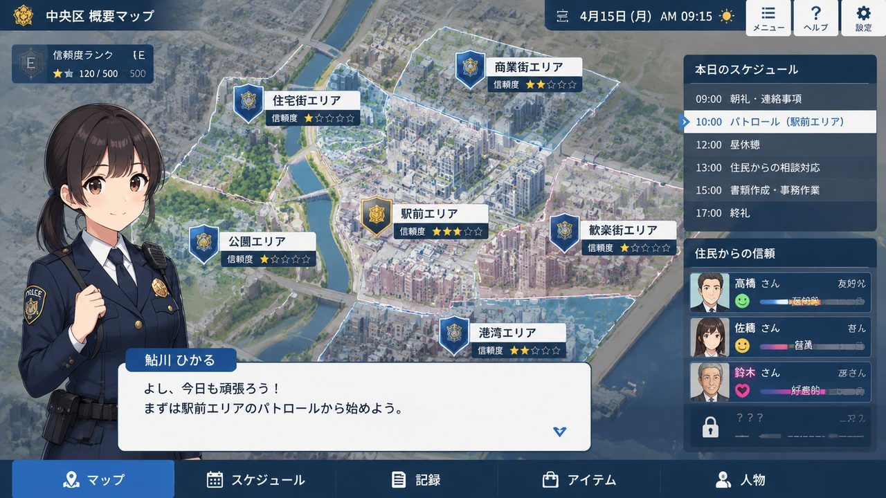 极道无赖EX 女警鮎川光 场景演出 预览图