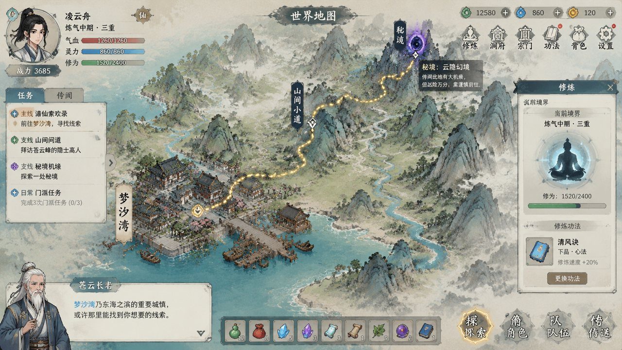 谪仙索欢录 剧情RPG 内容截图 3