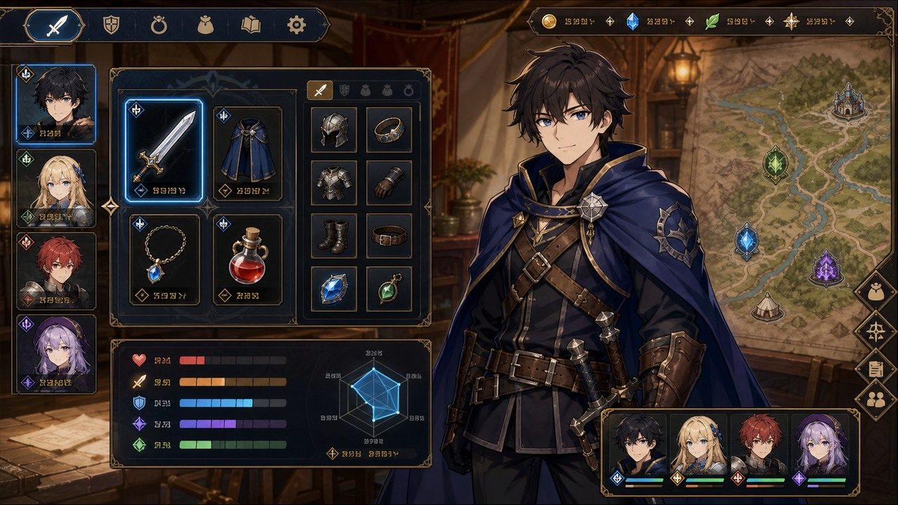 我并非无所依归 RPG养成 演示图 6