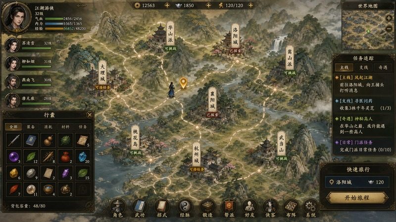 金庸群侠传5爱与死仙狐MOD六周年 章节事件 内容截图 7