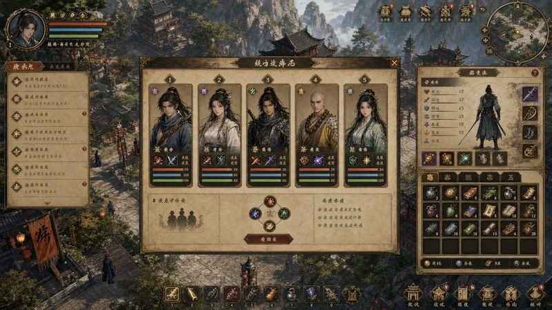 金庸群侠传5爱与死仙狐MOD六周年 角色养成 画面 5